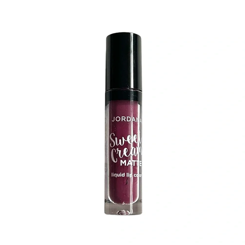 SALE Jordana Sweet Cream Matte Liquid Lip Color Lipstick #26 Currant Jam Discont